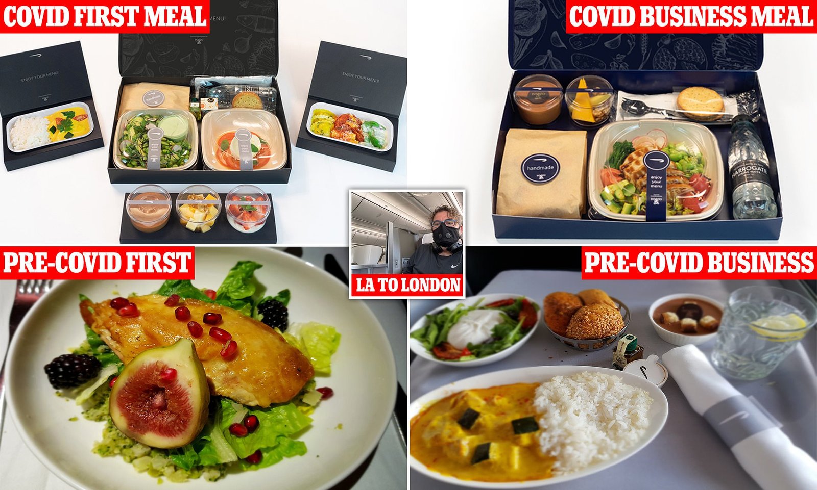 Coronavirus UK: British Airways shows new business class set-up | Daily Mail Online