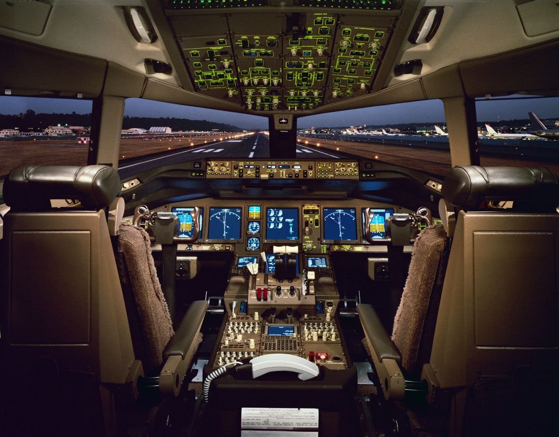 Image result for cockpit plane 777