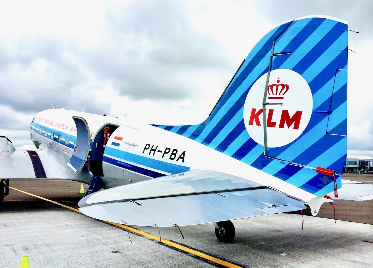 Experiencing a flight on board a Dakota DC3