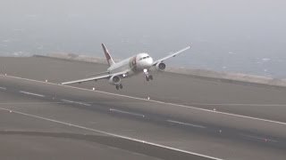 Chaos in the skies above Madeira as island buffeted by 50mph gusts