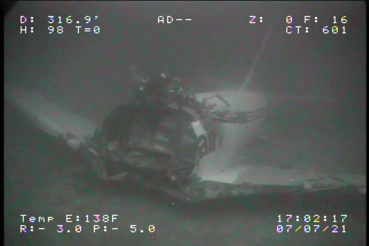 Transair wreckage to be recovered; depth and size of debris poses challenges