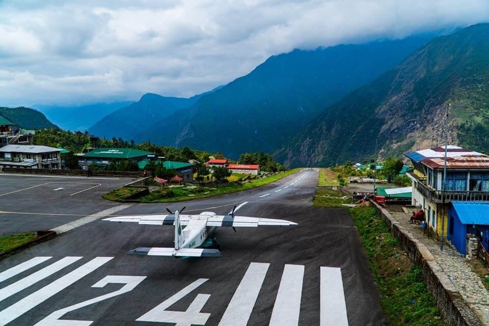 The airport that reached Everest