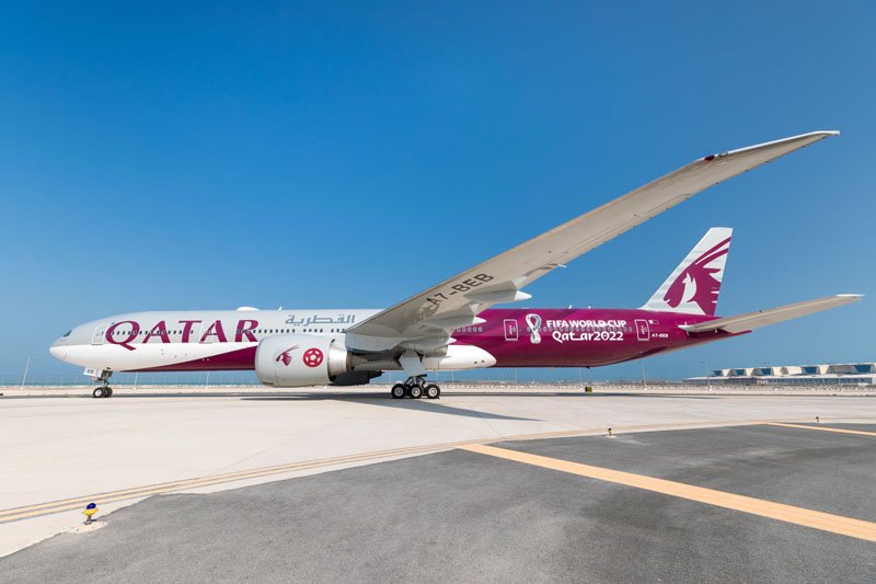Qatar Airways unveils new Qatar 2022 FIFA World Cup livery