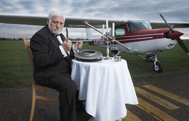 Eating a Cessna 150 for dinner?!