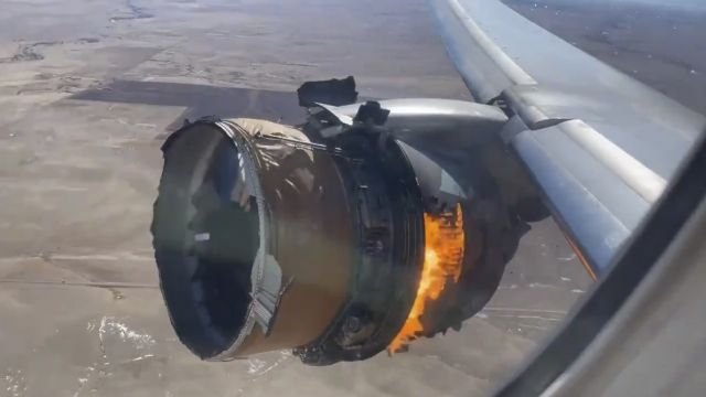 Boeing 777 Engine Falls Apart Over Denver