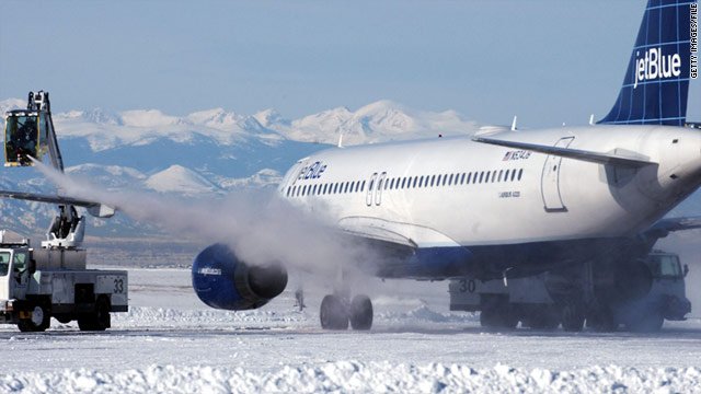 De-icing Airplanes