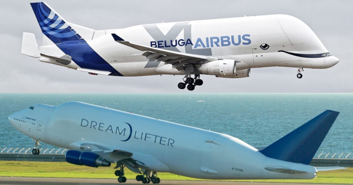 Airbus Beluga vs Boeing Dreamlifter