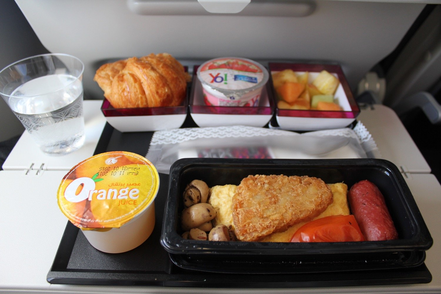The rise and fall of economy airline food