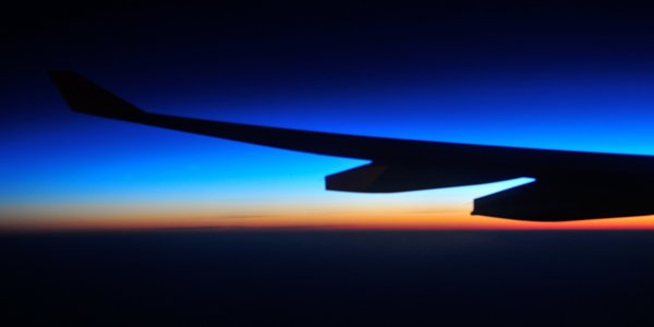 Early morning or Red-Eye Flight