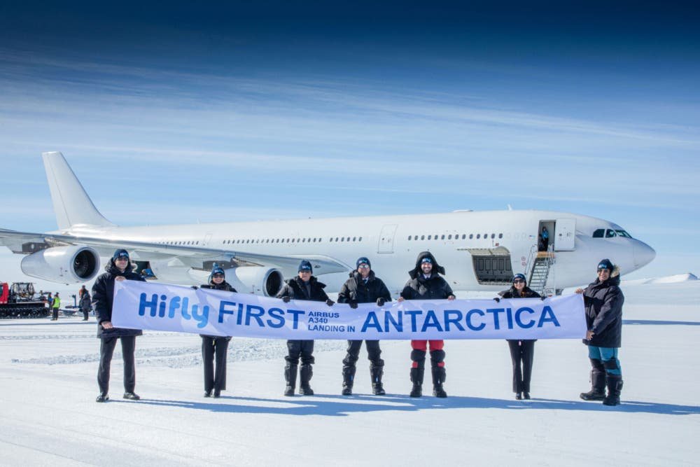 A340 Lands in Antarctica for the First Time