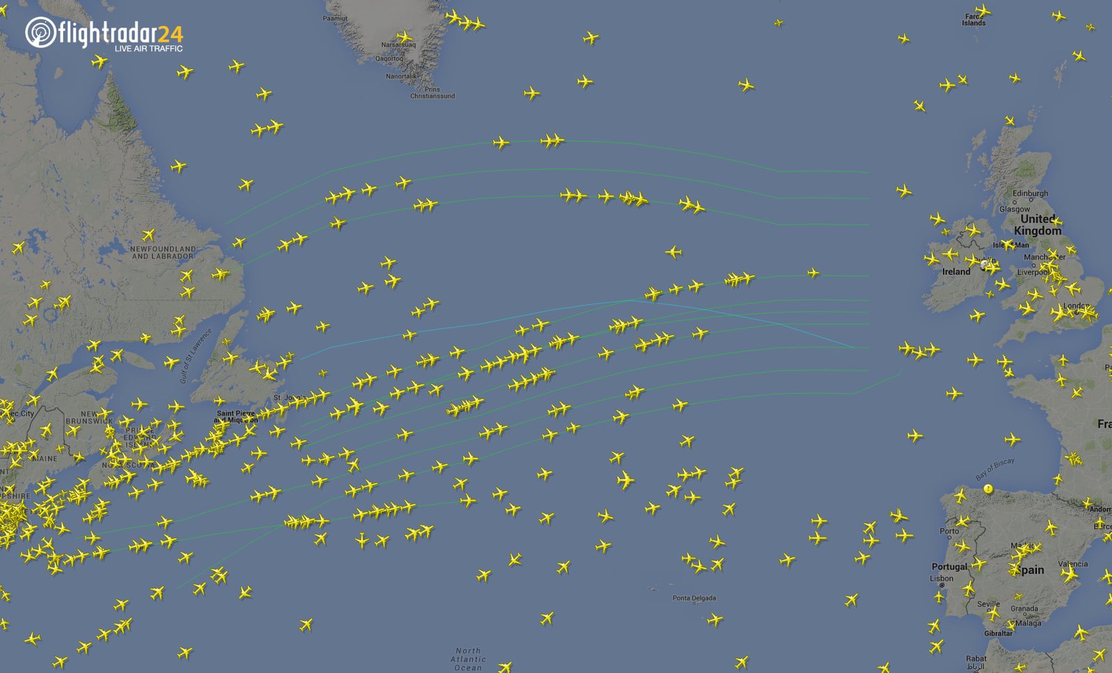 North Atlantic Tracks