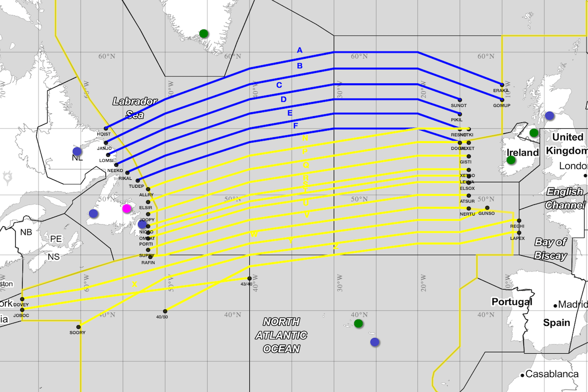 What Are The North Atlantic Tracks?