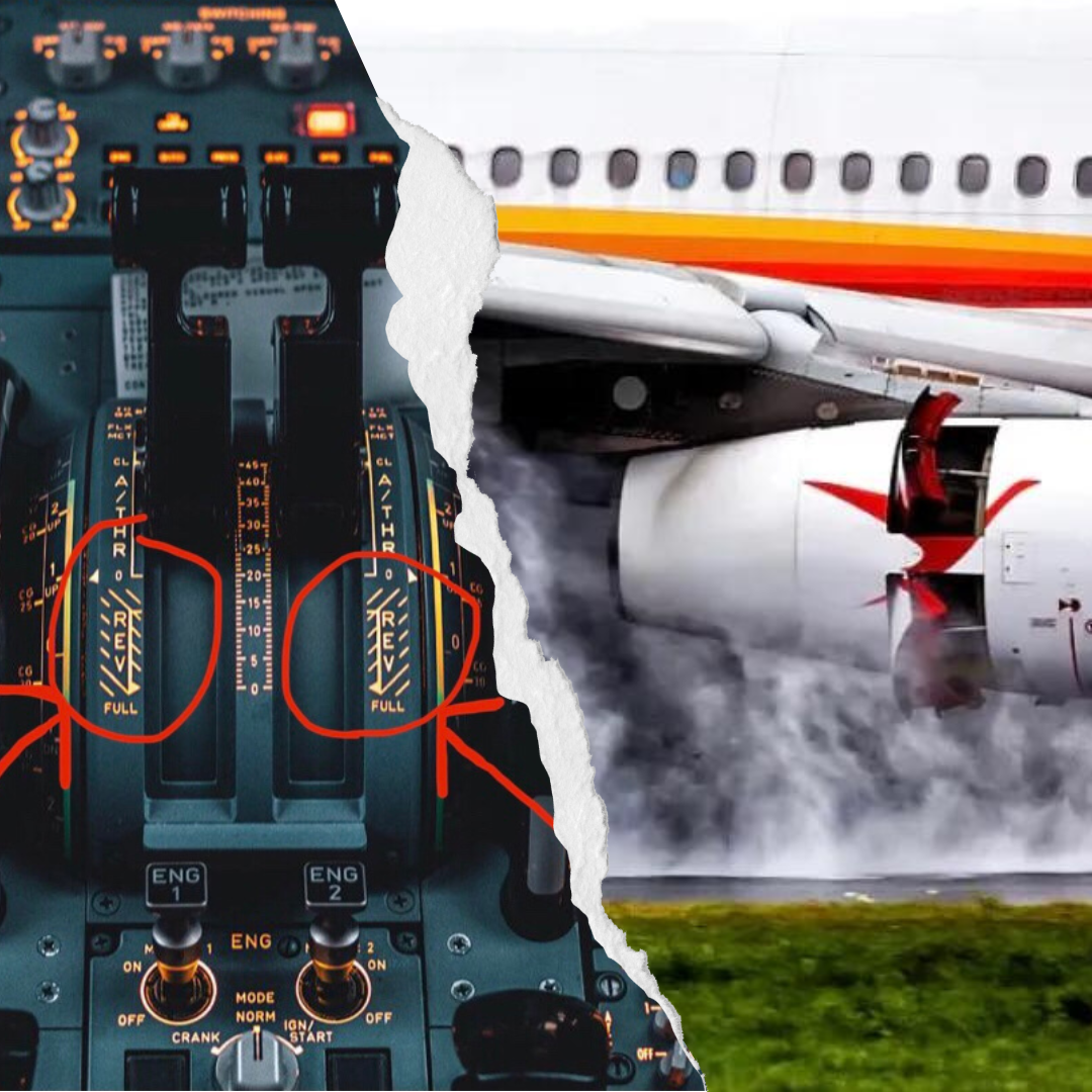 Reverse Thrust in Airplanes and how it Functions