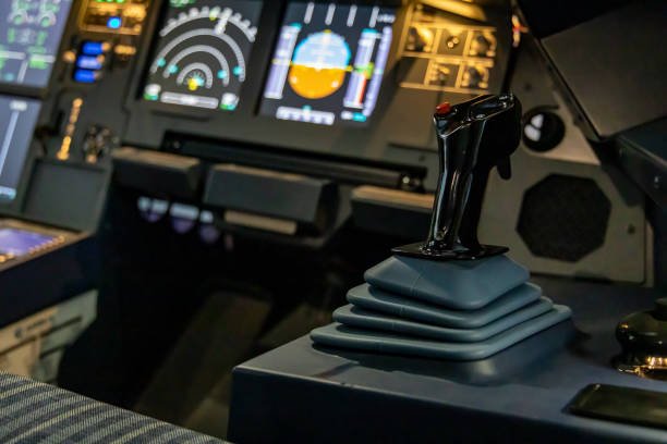 Airbus Planes Have Side Sticks While Boeing's Have Yokes - Side stick of an Airbus Aircraft