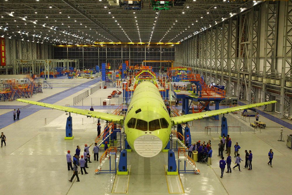 Design and production of COMAC C919