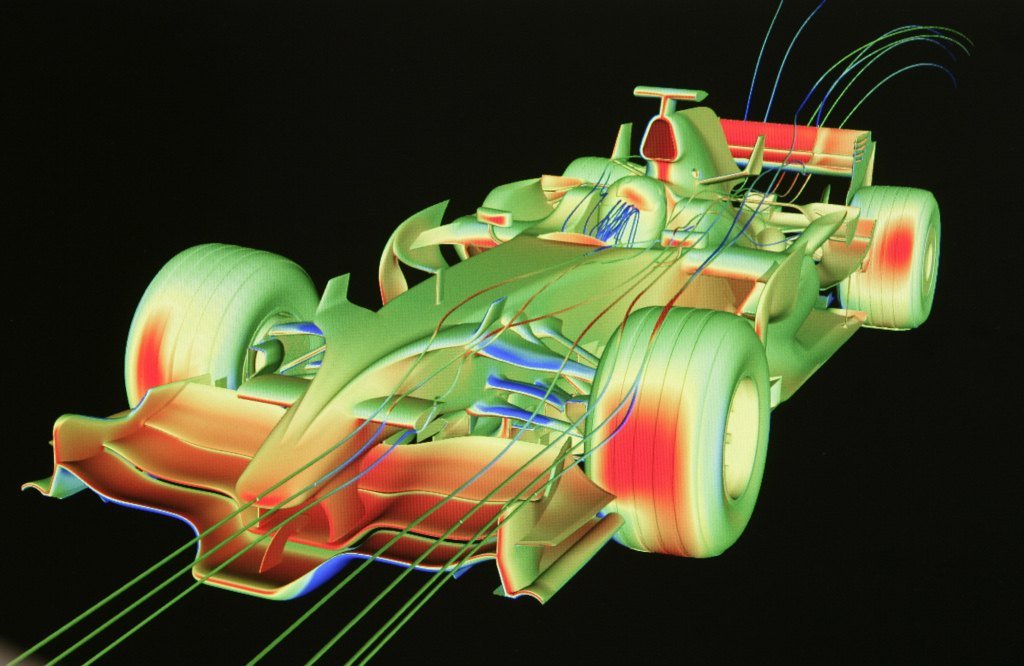 CFD of an F1