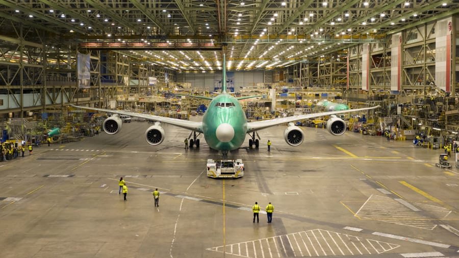 Boeing rolled out its final 747