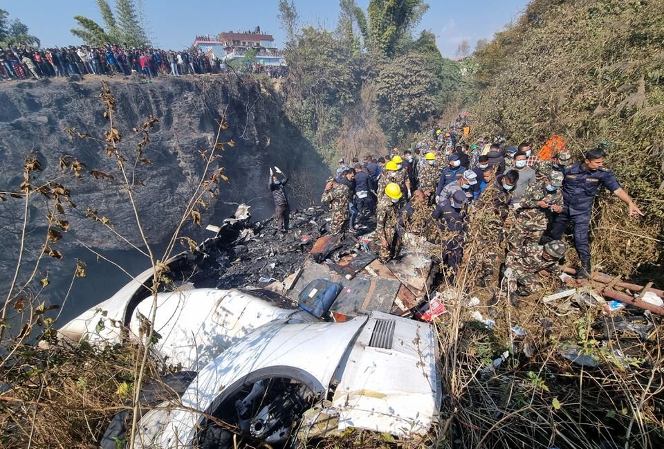 Yeti Airlines ATR 72 with 72 Onboard Crashes in Pokhara