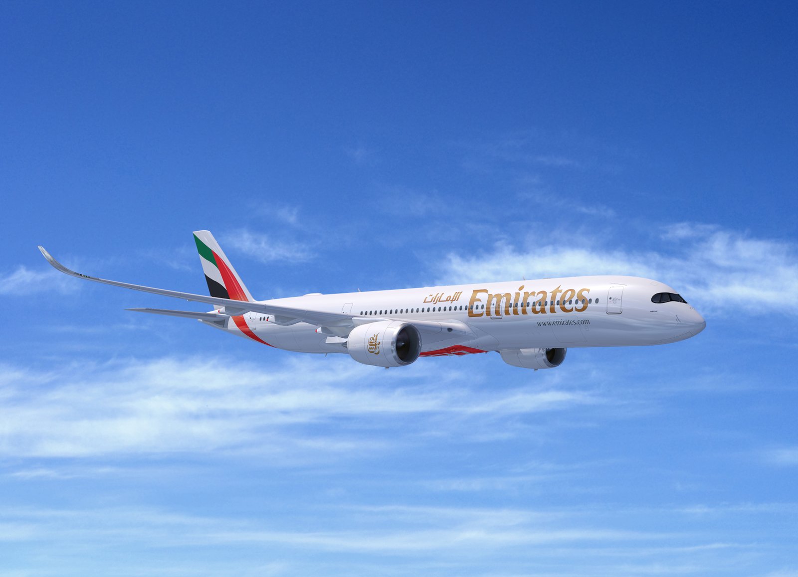 Emirates to Offer High-Speed Inflight Broadband on 50 New Airbus A350s