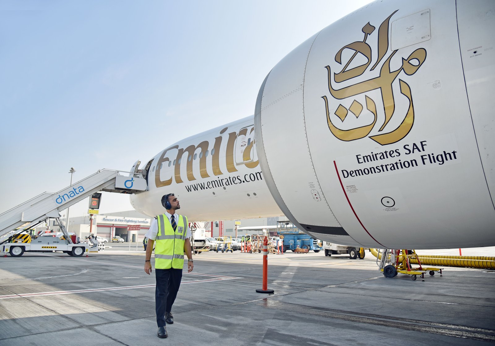 Emirates Conducts First Demonstration Flight with 100% Sustainable Aviation Fuel (SAF)