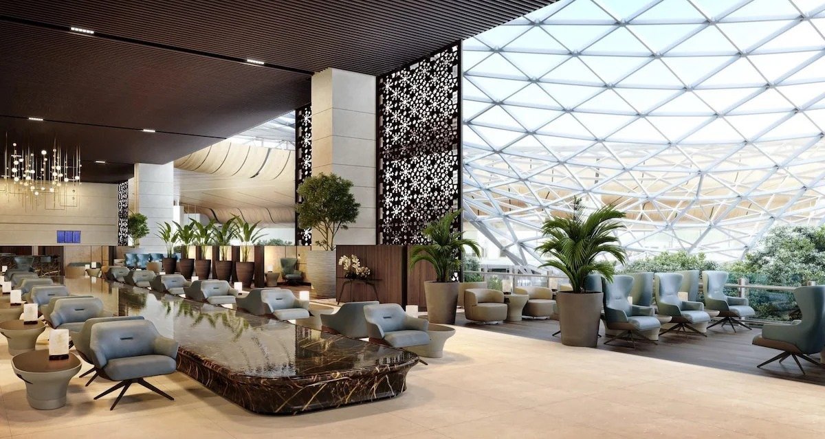 Experience a World of Luxury: Qatar Airways Launches Al Mourjan Business Lounge - The Garden