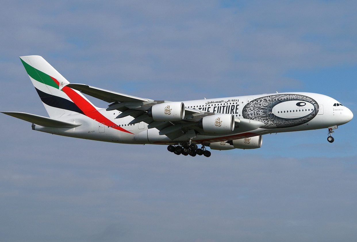 Emirates A380 Returns to Casablanca