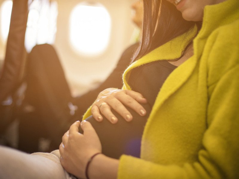 baby is born mid-flight