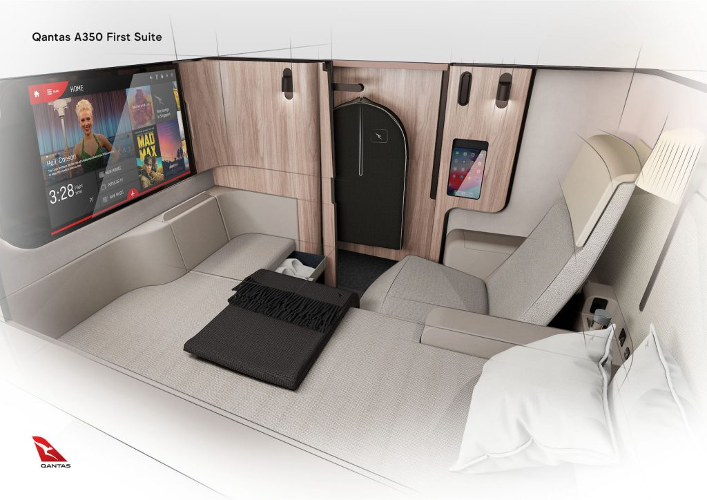 Qantas A350 cabin design