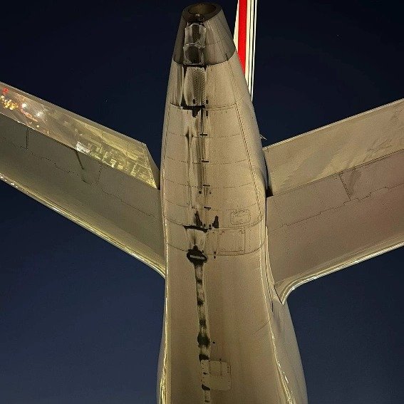 Air France A350 Tail Strike