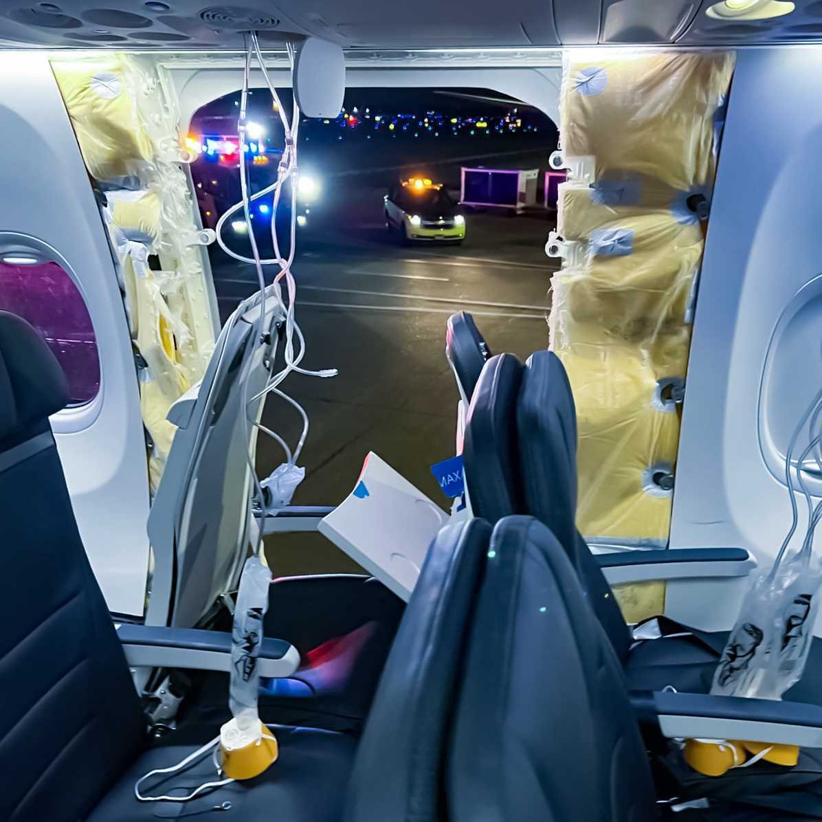 Alaska Airlines 737-9 MAX Exit Door Separates During Flight And the Airline to Ground Entire Boeing 737 MAX 9 Fleet