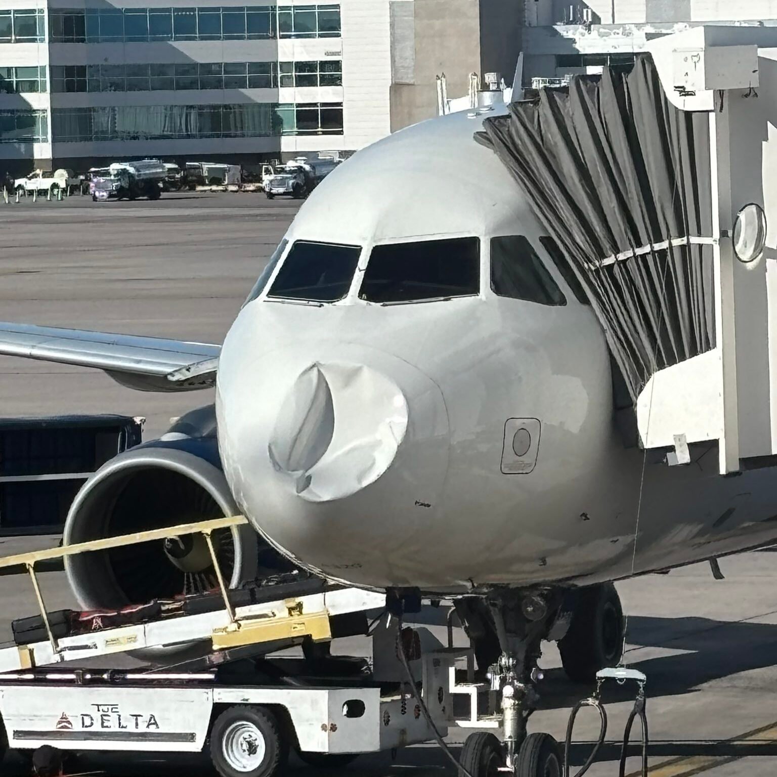 Delta Air Lines nose