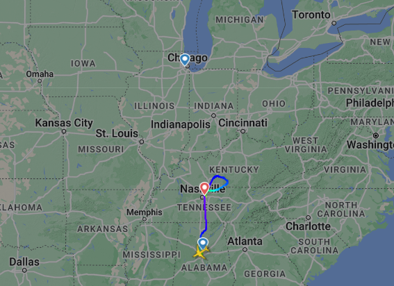 Southwest Airlines Flight WN203