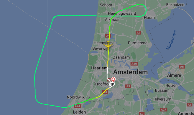 KLM Bird strike
