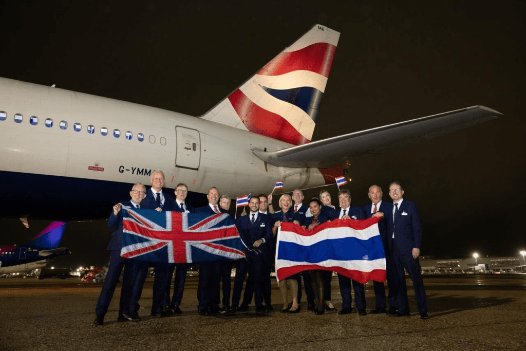 British Airways to Thailand