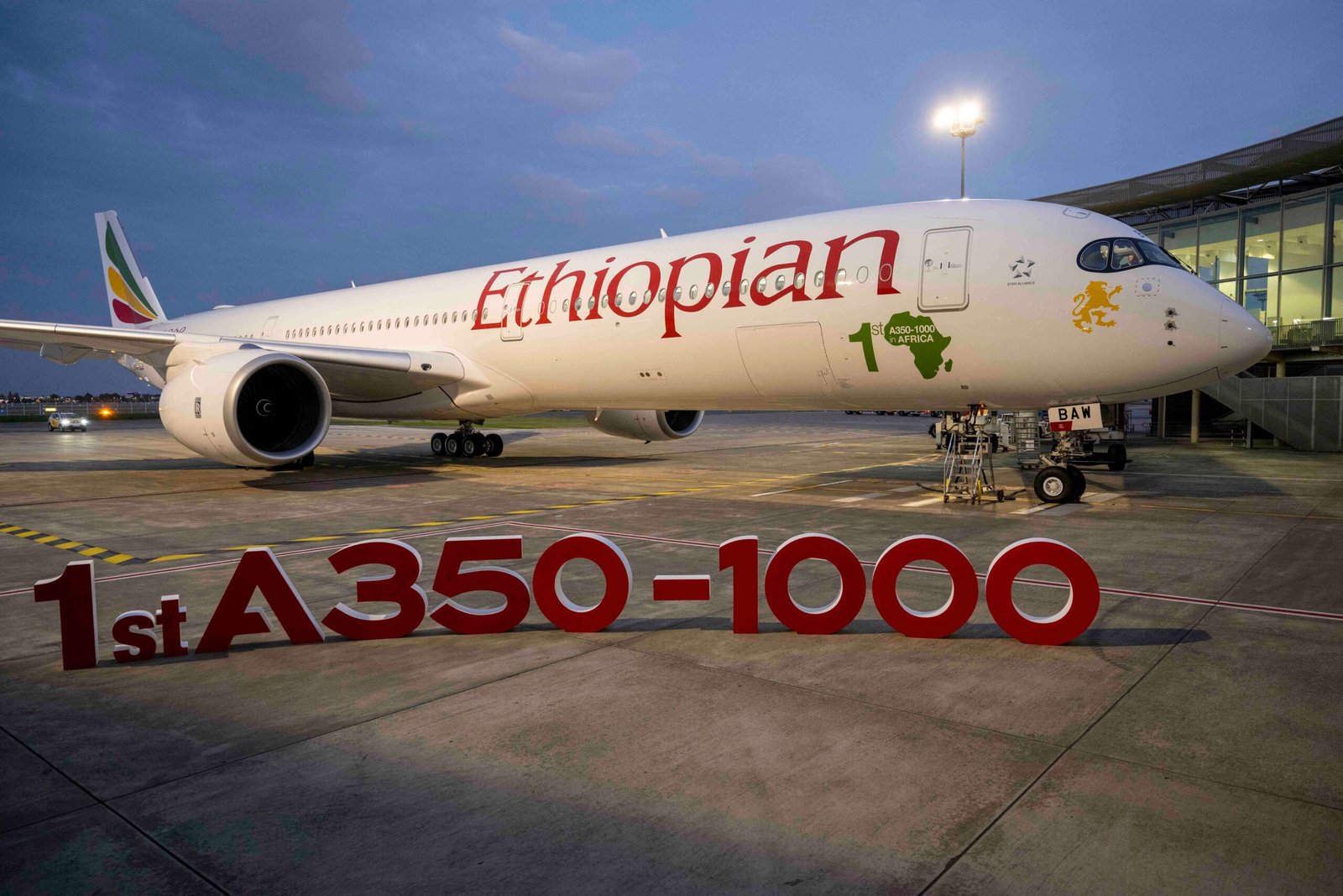 Ethiopian Airlines Welcomes Africa’s First Airbus A350-1000
