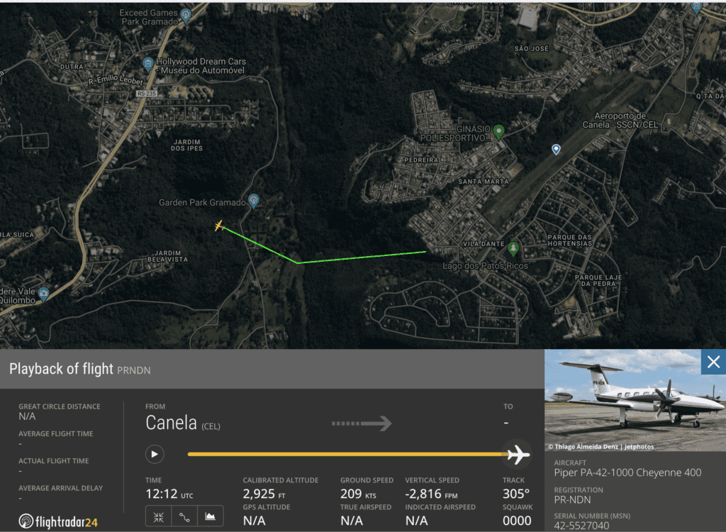Piper PA-42-1000 Cheyenne 400 Crash