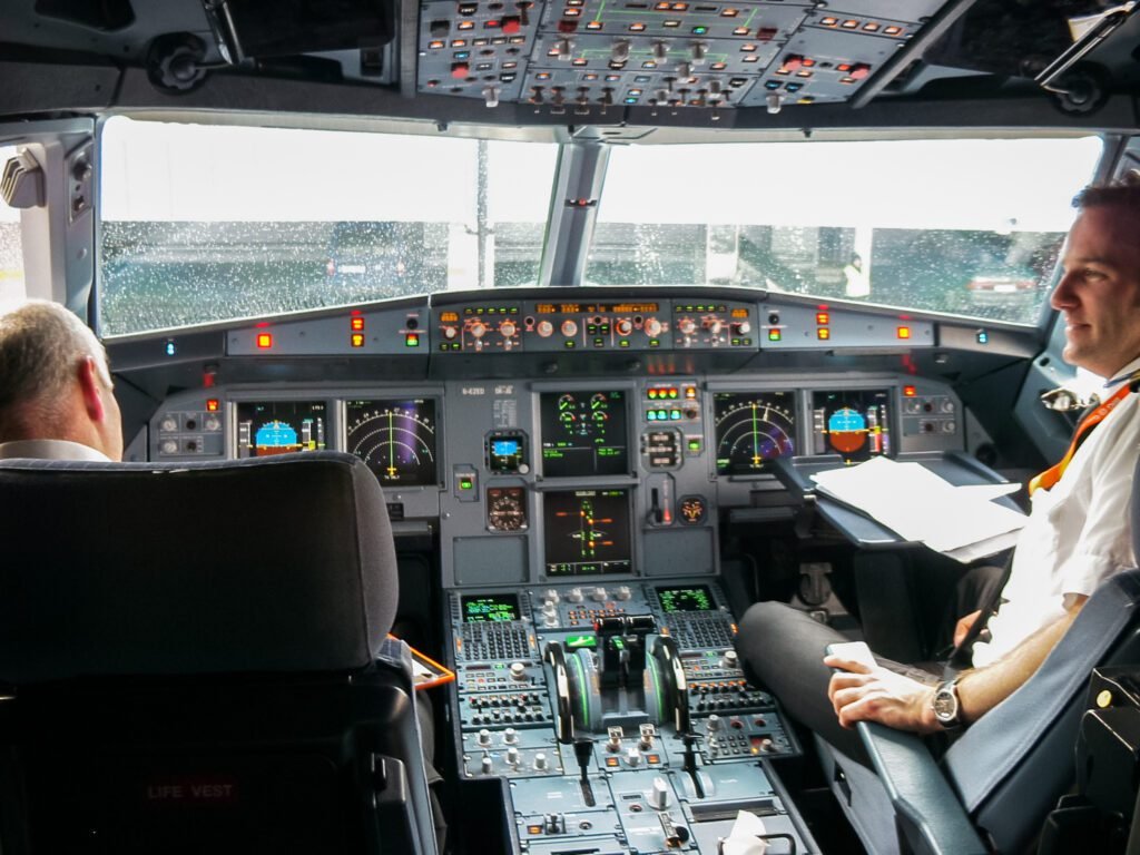 Two Pilots in Cockpit