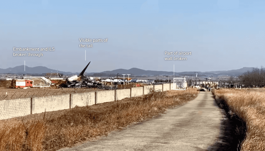 Jeju Air Concrete Barrier